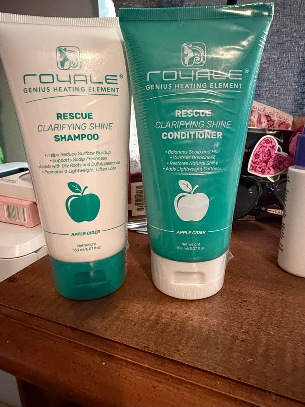Rescue Clarifying Shine Shampoo & Conditioner - Apple Cider